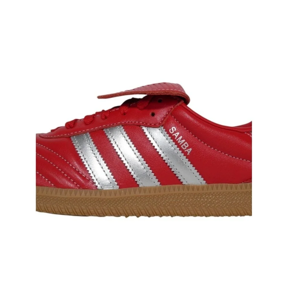 Adidas Women's Samba LT JS3938 Red Silver Sneakers‎ Size 9
